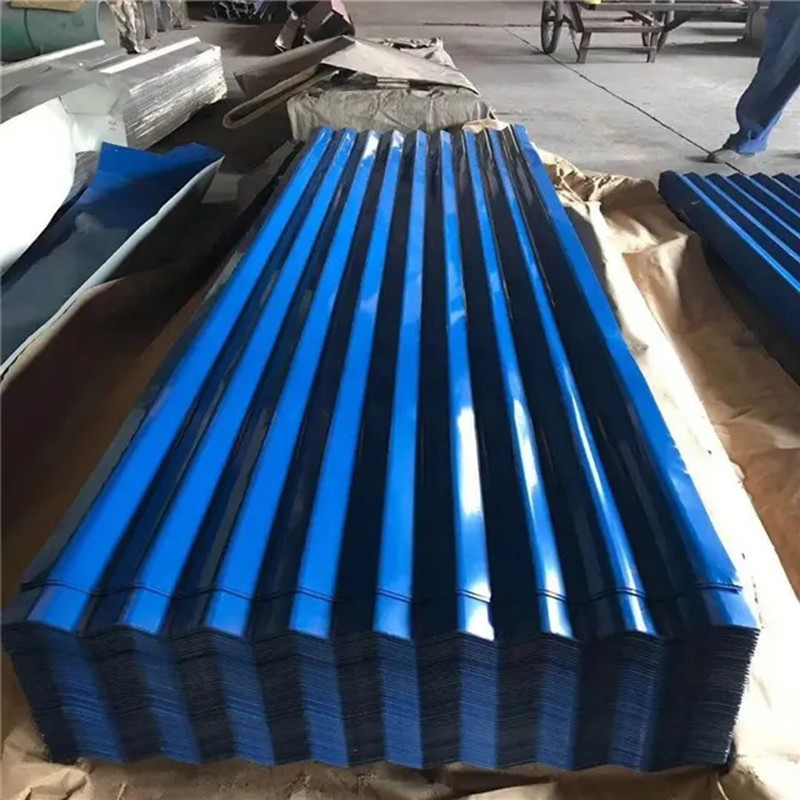 Cold Rolled Galvanized Steel Roofing Sheet Prepainted Color Coated Corrugated 600mm